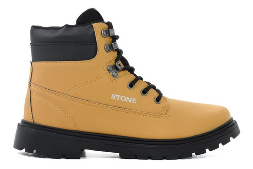 Bota Borcego Hombre Liviano Impermeable Urbano Stone 4112