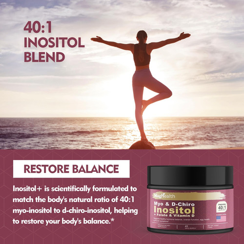Maghealth Duo Fertilidad Y Bienestar Con Inositol Y Maca