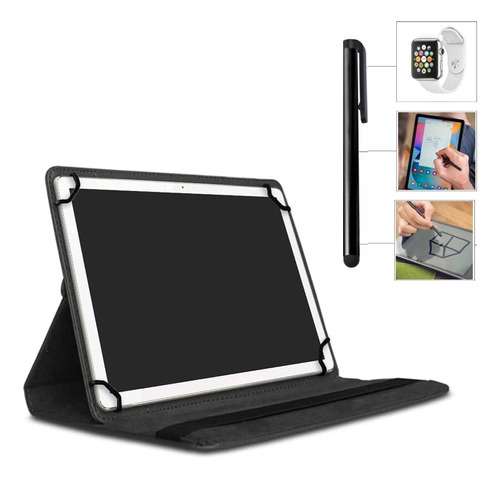 Funda Case Giratorio + Lapiz Tactil Para Tablet Advance 10.1