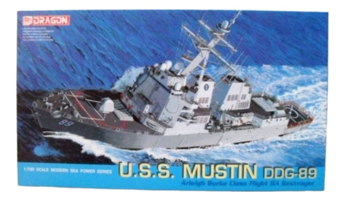 Destroier U S S Mustin D D G - 89 - 1:700 - Dragon (7044)