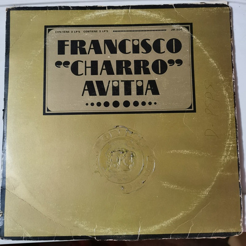 Disco Lp: Francisco Charro Avitia- 3 Lps,orfeon
