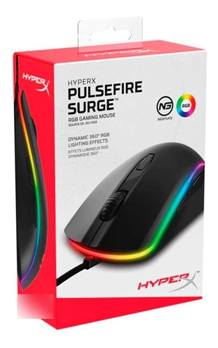 Mouse Gamer Kingston Pulsefire Surge Rgb 6200dpi Dpi
