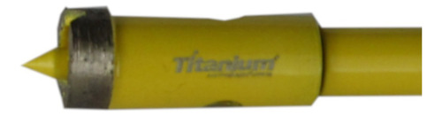 Serra Copo Diamantada 19mm Com Haste Encaixe 3/8pol Titanium