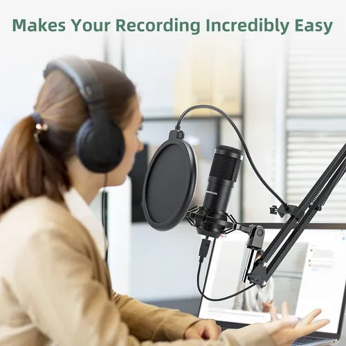 Micrófono De Pc Sudotack Usb Streaming Podcast, 192 Khz/24 B
