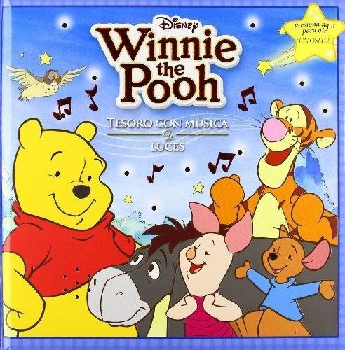 Winnie The Pooh Tesoro Con Musica Y Luces  Cartone, De Disney. Editorial Publications International, Tapa Blanda En Español, 2022