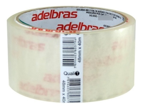 Imagem 3 de 3 de 4 Fitas Adesivas Pvc 40m X 48mm P/ Caixas De Papelão Tr/ Mr.