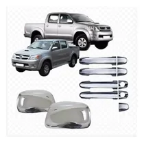Comprar 4 Cubre Manijas Y 2 Cachas Espejo Cromadas Hilux 2005 - 2015