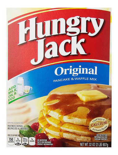 Mistura Para Panqueca Original Hungry Jack 907g