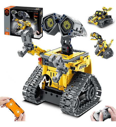 Robot Wall-e 3en1 Technic Bloques Construccion Control Remot