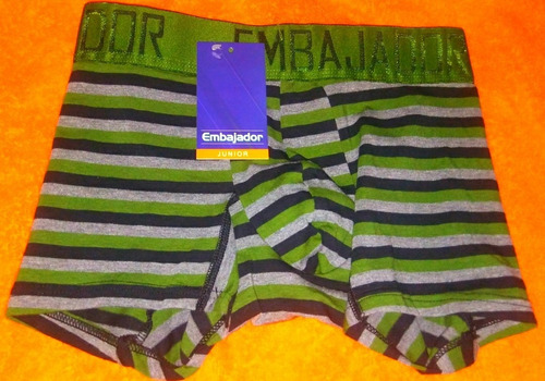 Imagen 2 de 10 de 1/2 Docena Boxers Embajador De Niños/juveniles100% Algodón