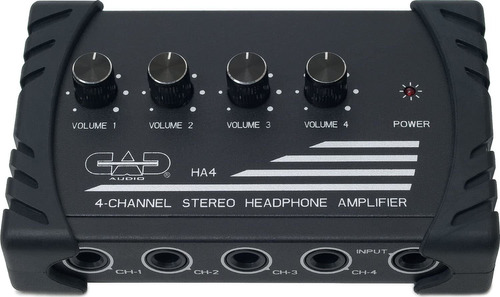Stereo Audio Cad Ha4 Auriculares De 4 Canales Amplificador.