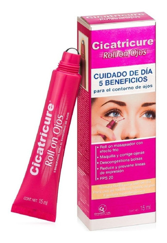 Cicatricure Roll On Ojos X 15ml Cuidado De Día 5 Beneficios