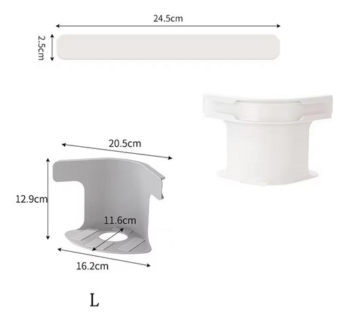 Sujeta Sabanas Pack X4 | Soporte Traba Para Sabanas Firmes Gris Claro