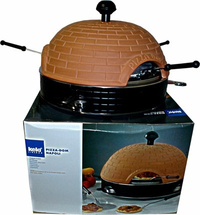 Forno De Assar Mini Pizza Tampa De Terracotta Kela Line