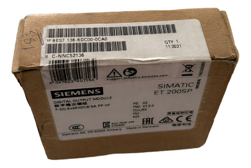 6es7136-6dc00-0ca0 Digital Output Module Siemens
