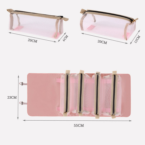 Bolsa De Maquillaje Y Cosméticos 4 En 1, Bolsa De Aseo Portá