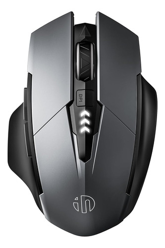 Mouse Inalámbrico Inphic 3 Dpi Optical Recargable Gris