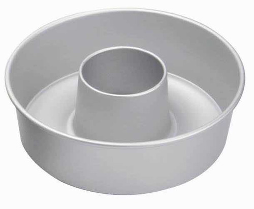 Molde De Aluminio Rosca Recta Hornear Pan, Pastel. 14 Cm