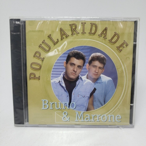 Cd Bruno E Marrone - Popularidade Original Lacrado