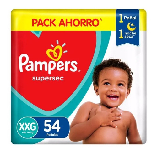 Pañales Pampers SuperSec Max  XXG