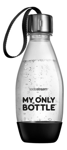 Botella Reutilizable Sodastream My Only Bottle 500 Ml Negra Color Negro