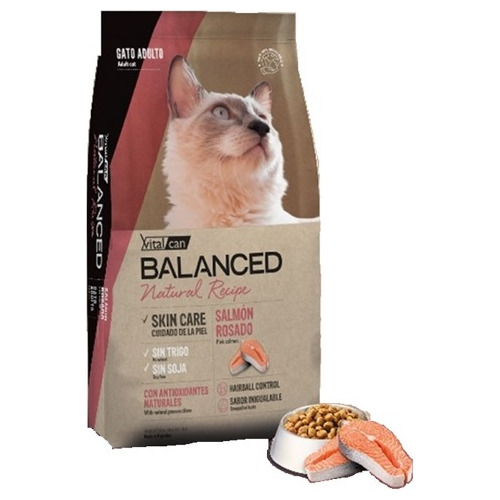Alimento Vitalcan Balanced Salmon Gato Adulto 3k