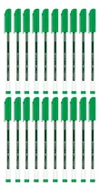 Comprar 20 Bolígrafos Ezco Txt Cuerpo Triangular Trazo 1.0 Mm Verde