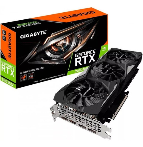 Placa De Video Gigabyte Geforce Rtx 2080 Super Windforce Oc