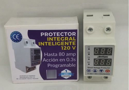 Protector De Voltaje Integral Digital 120v 80amp