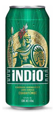 Six De Cerveza Indio 473 Ml