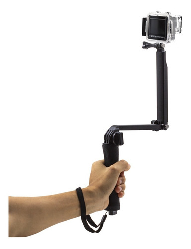 Bastão Monopod Retrátil Gopro Hero 5 4 3 3+ Tripe 3 Way