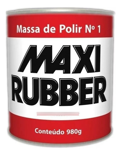 Massa De Polir N1  980g + Massa De Polir N2 970g Maxi Rubber