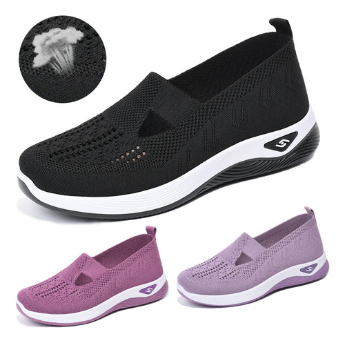 Zapato Ortopédico Para Mujer Easy Slip-on