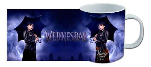 Taza, Tazon Mug, Merlina Addams, Wednesday / The King Store