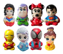 Comprar 25 Alcancías Pintadas Modelos A Elegir Princesas Superheroes