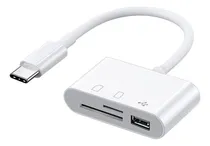 Comprar Hub Tipo C 3 En 1: Adaptador De Lector De Tarjetas Usb2.0 +