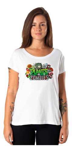 Remeras Mujer Plantas Vs. Zombies |de Hoy No Pasa| 4