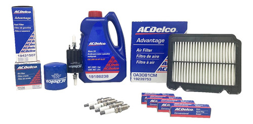 Kit Afinacion 20w50 Sl Multigrado Aveo 1.6 08/17 Bujia Cobre