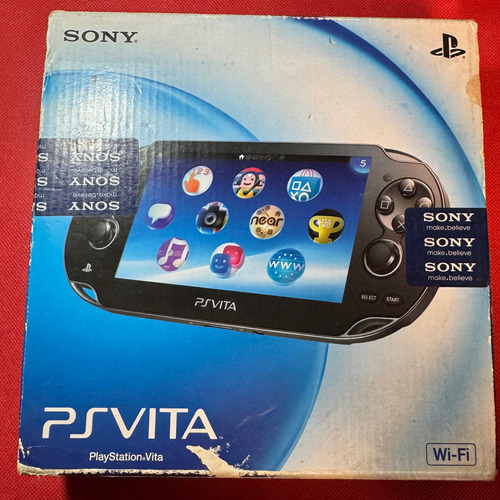 Consola Sony Ps Vita Crystal Black En Caja