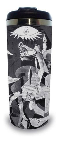 Termo  De Acero Guernica, Picasso.