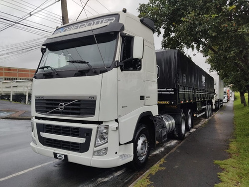 Imagem 1 de 9 de Conjunto Volvo Fh 460 6x4 Trucado 2014+ Carreta Guerra Ls 14