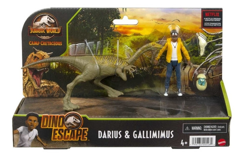 Jurassic World Human Dino Pack Darius Y Gallimimus Scape