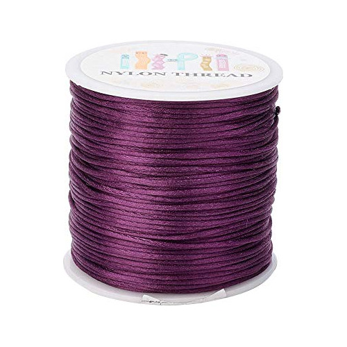 100 Yards 1.5mm Rattail Satin Nylon Trim Silk Cord Chin...