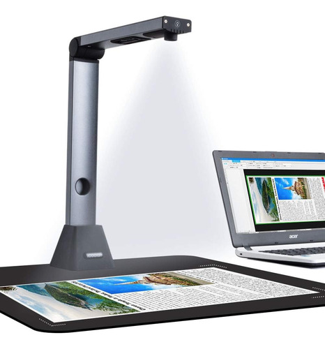 Icodis Cámara De Documentos Y Escáner Aéreo X3: Portátil 8mp