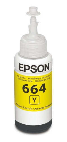 Botella De Tinta Amarillo 70ml Epson T664420-al