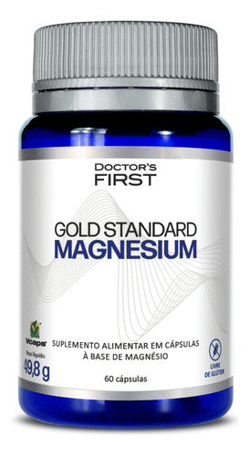 Suplemento Em Cápsulas Gold Standard Magnesium 60un