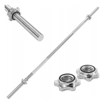 Comprar Barra Cromada Recta\u002Fw\u002Fz \u002F Mancuernas Importadas  Pesas Gym