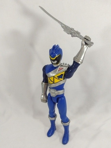Boneco Power Rangers Dino Charge Ranger Azul 30cm Sunny (Usado)