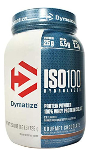 Dymatize Iso 100 100 % Proteína De Suero De Leche Hidrolizad