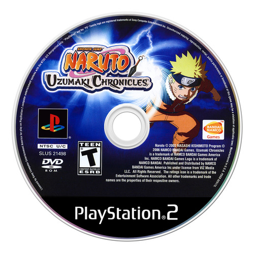 Jogo Naruto: Uzumaki Chronicles - Ps2 Midia Fisica